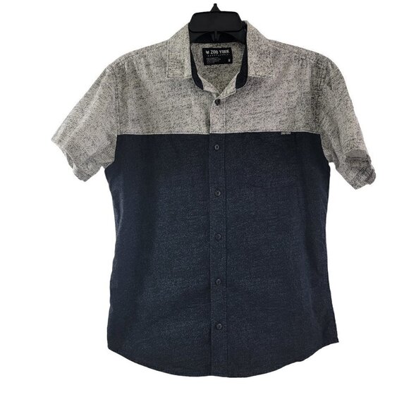 Zoo York Men’s Unbreakable Button Front Short Sleeve Shirt - Medium - Picture 10 of 14